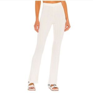 Tularosa White Knit Pants